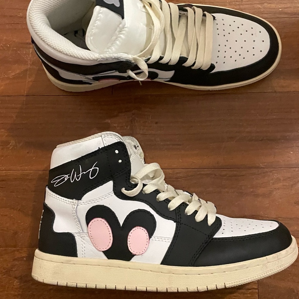 Local artist designer sneakers, original limited item. Size 8.5 Women’s